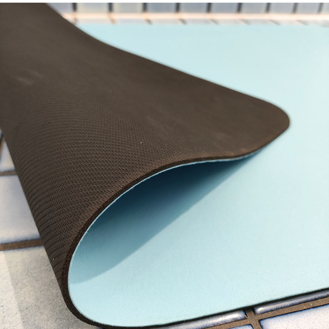 Rectangle Ocean Breeze Quikmat®-Super absorbent bath mat
